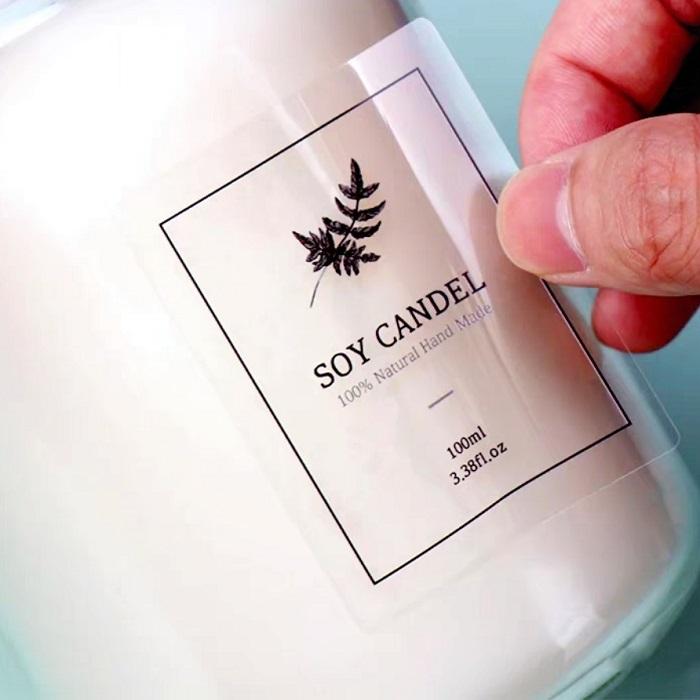 Custom Clear Stickers Food Beverage