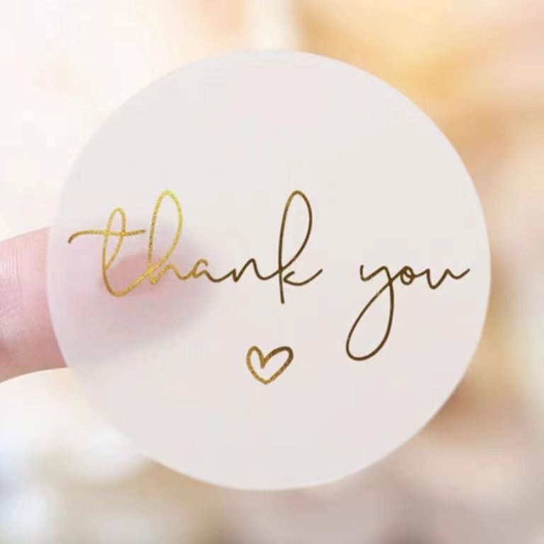 Custom Clear Stickers Food Beverage