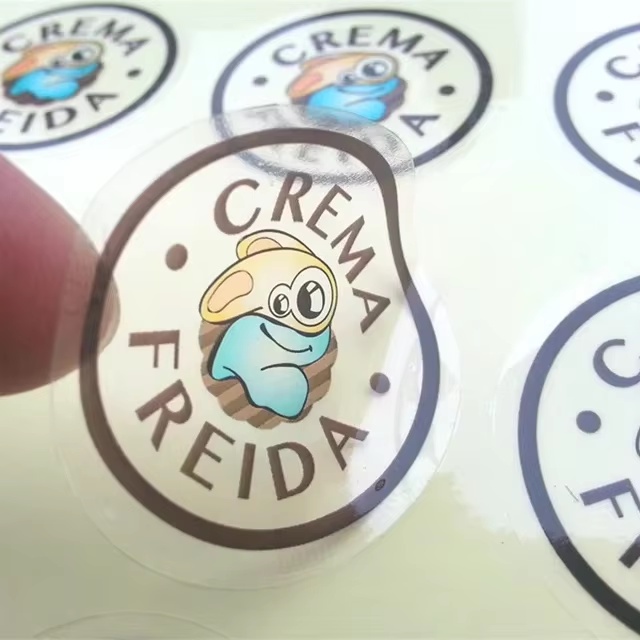Custom Clear Stickers Food Beverage