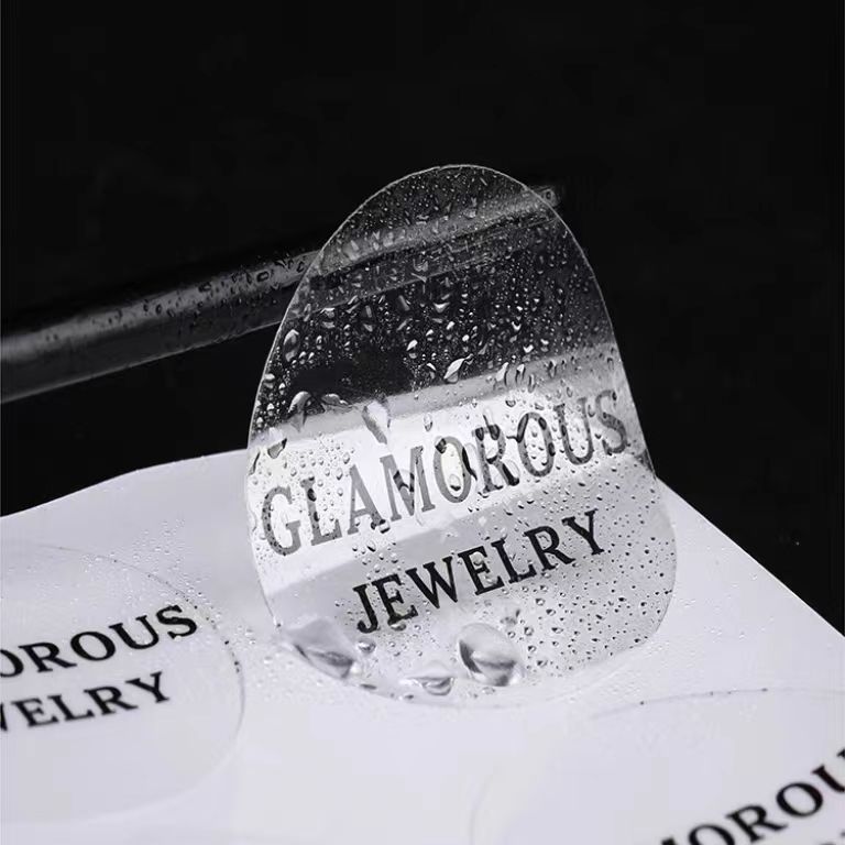 Custom Clear Stickers Food Beverage