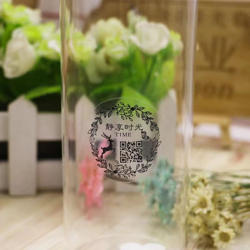 Custom Clear Stickers Food Beverage