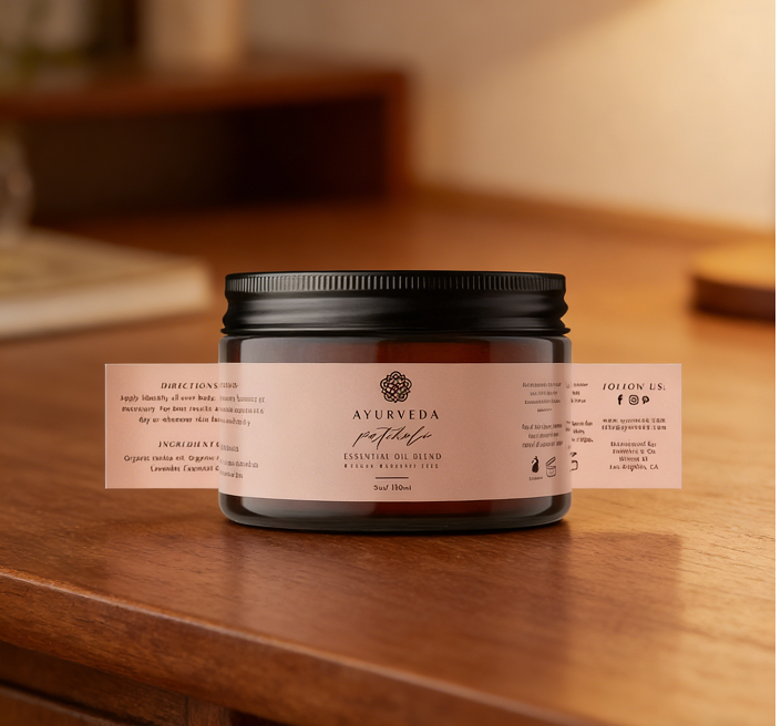 Custom Cosmetic Bottle Labels