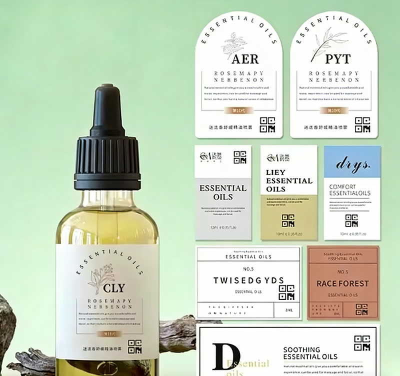 Custom Cosmetic Bottle Labels