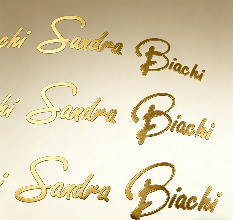 3D Metal Transfer Stickers Custom