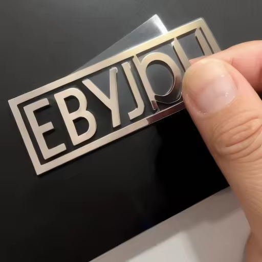 3D Metal Transfer Stickers Custom