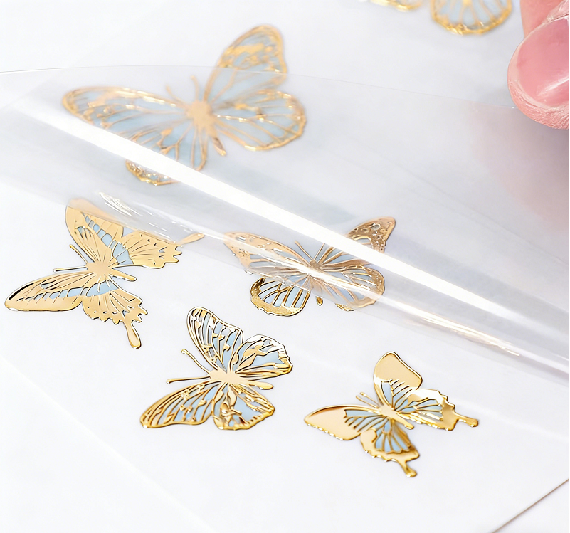 3D Metal Transfer Stickers Custom