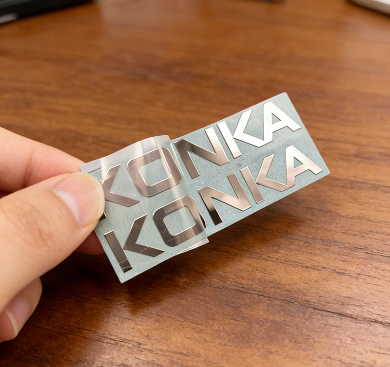 Metallic Finish Color Stickers