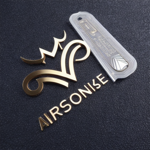 3D Metal Logo Stickers