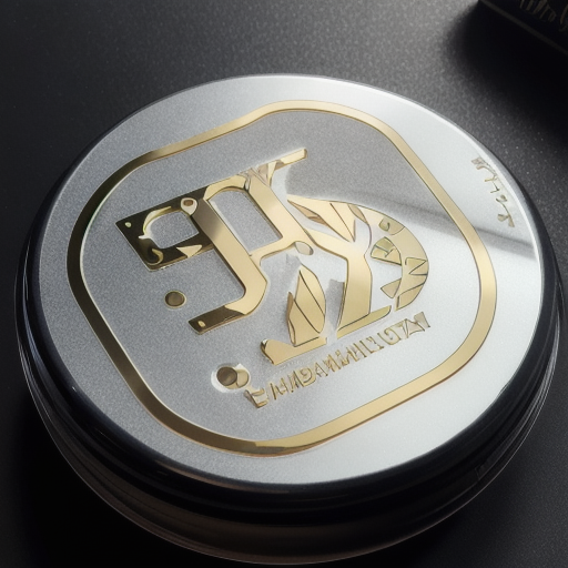 3D Metal Logo Stickers