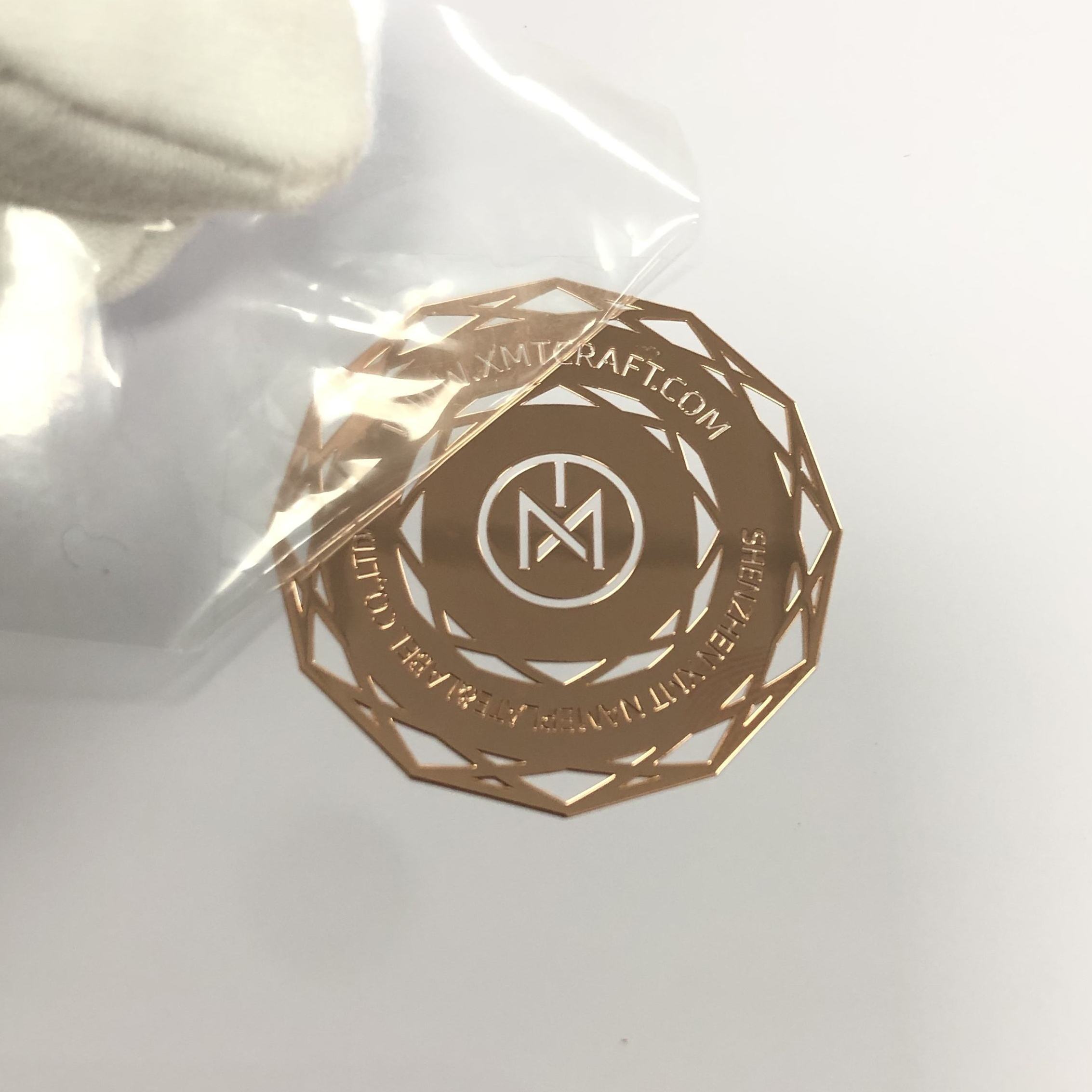 3D Metal Logo Stickers