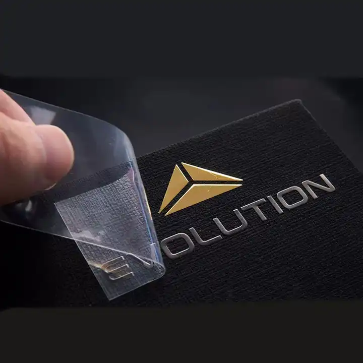 3D Metal Logo Stickers