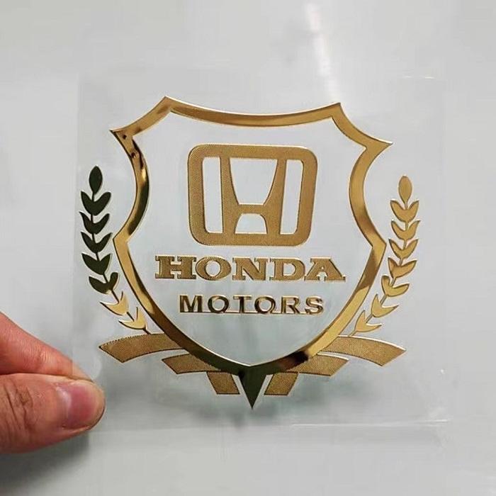 3D Metal Logo Stickers