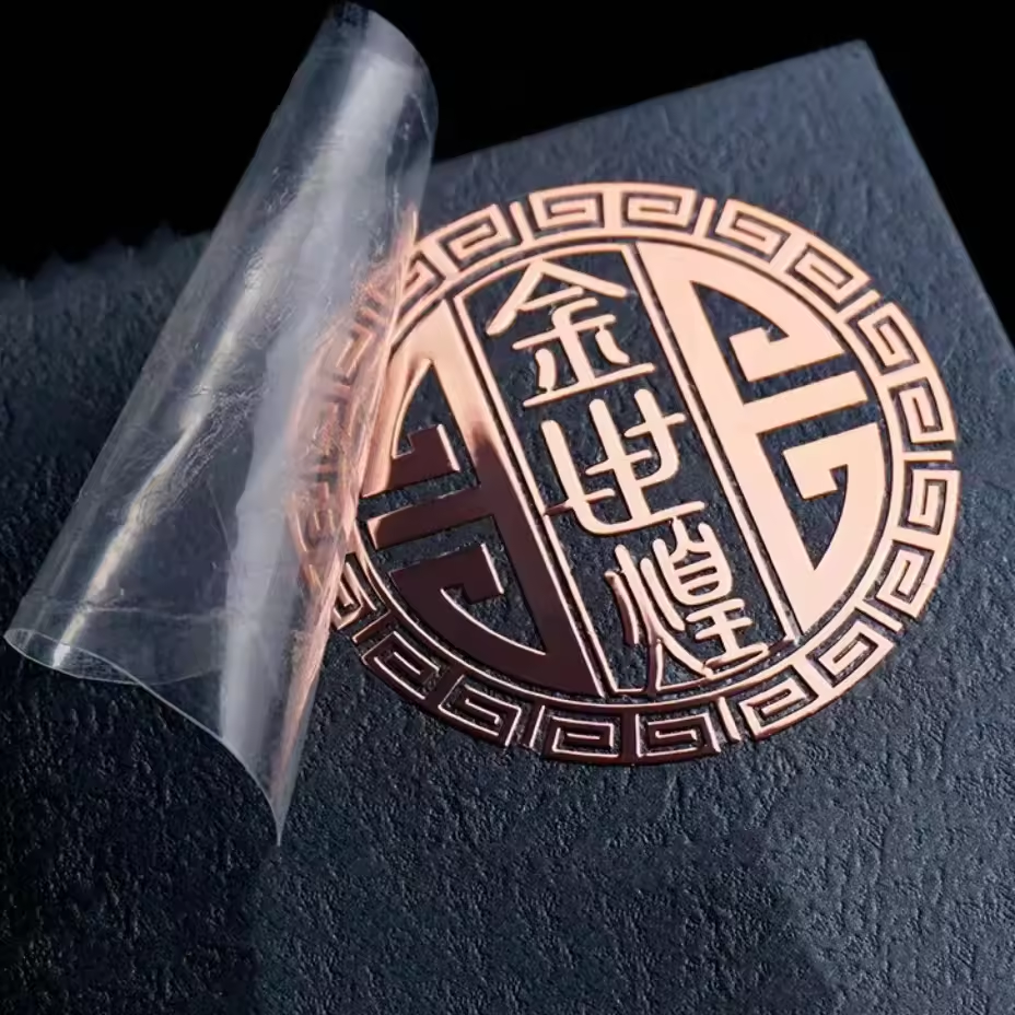 3D Metal Logo Stickers