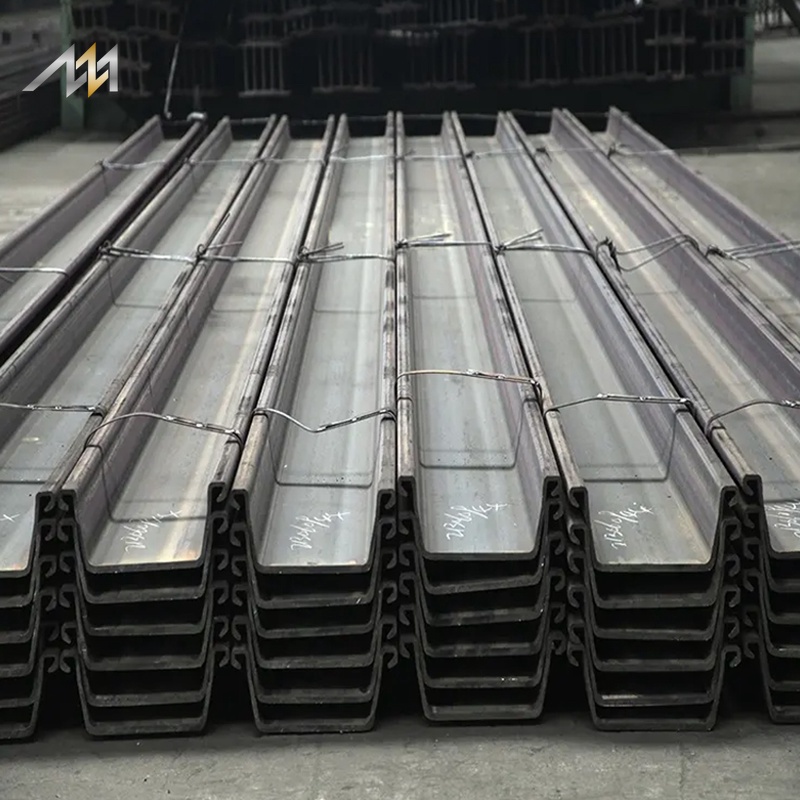  S355 SS400 Type 2 SY295 U-Shaped Steel Sheet Pile
