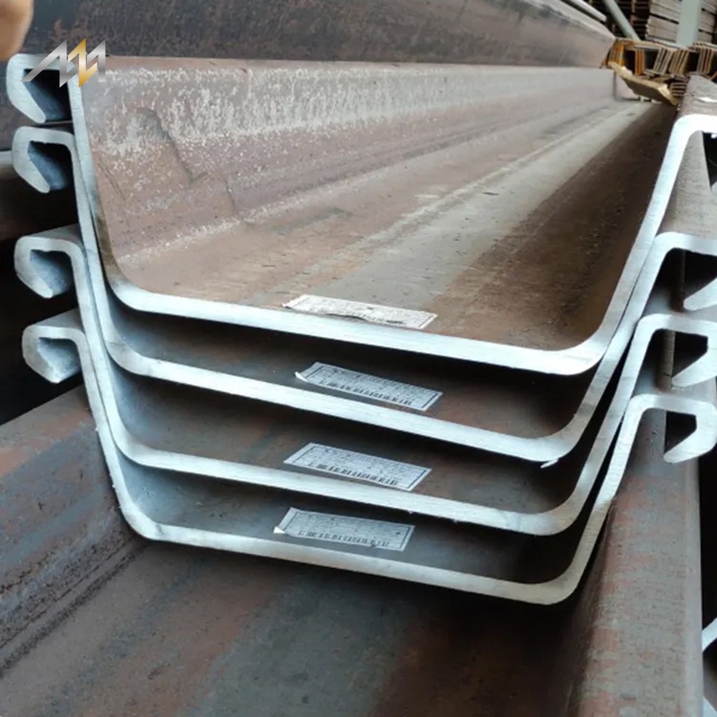  S355 SS400 Type 2 SY295 U-Shaped Steel Sheet Pile