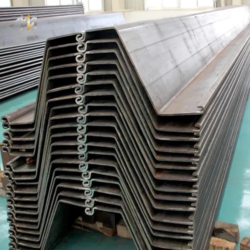  S355 SS400 Type 2 SY295 U-Shaped Steel Sheet Pile