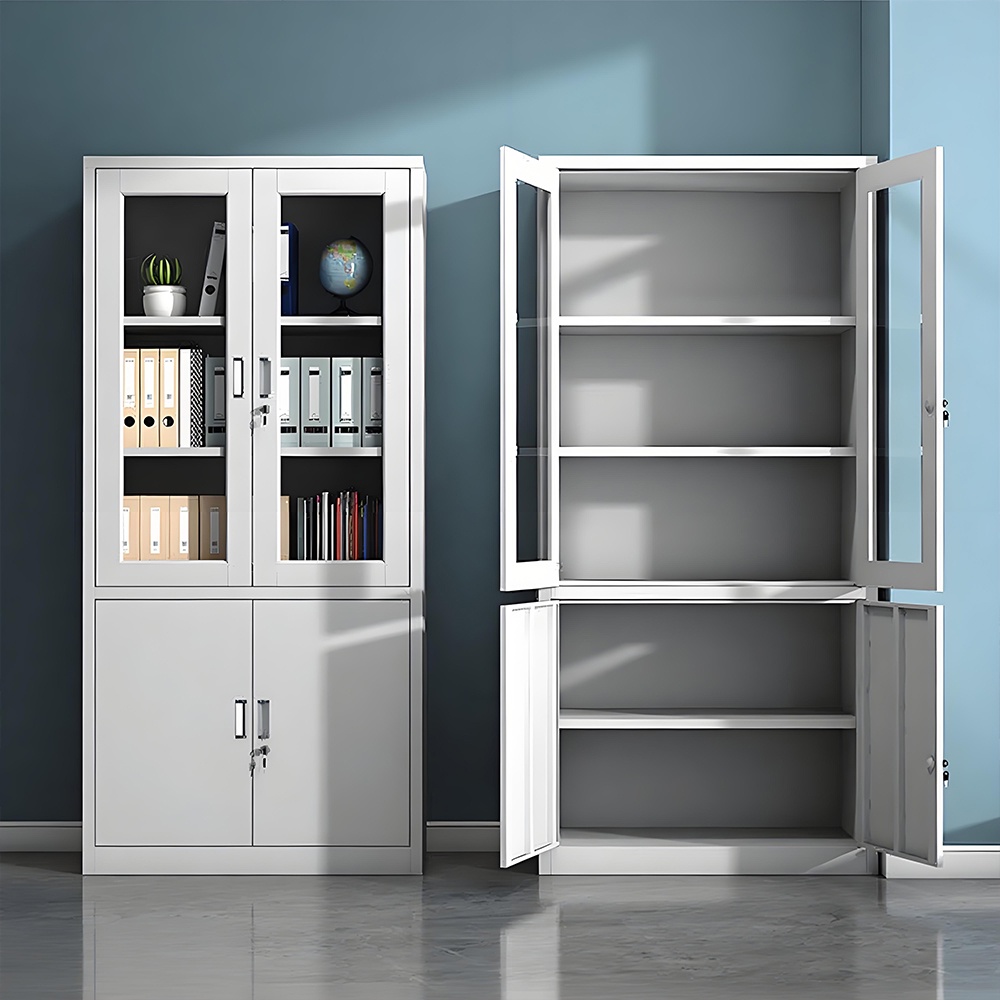 Standard filing cabinet - 4 doors - white