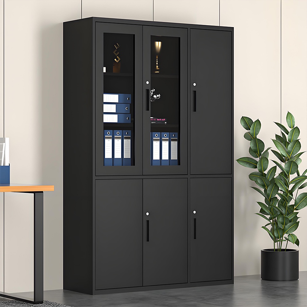 Other-Standard filing cabinet - 6doors - Black