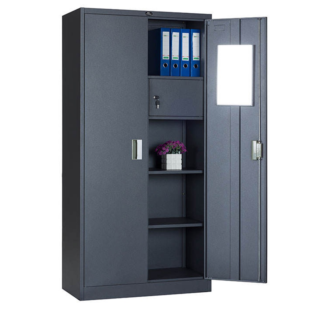 Office & Storage Cabinet - Black