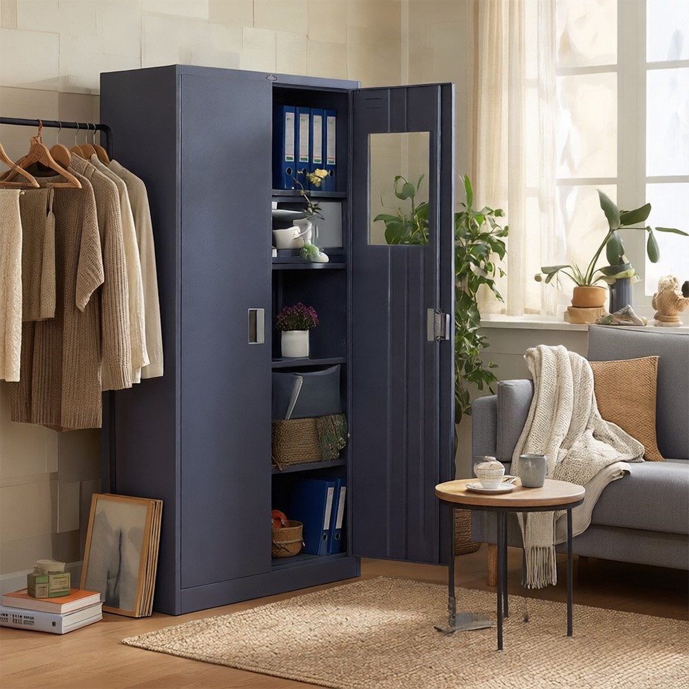 Office & Storage Cabinet - Black