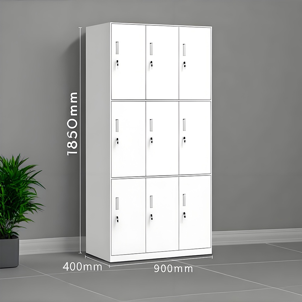 Steel locker -9 doors