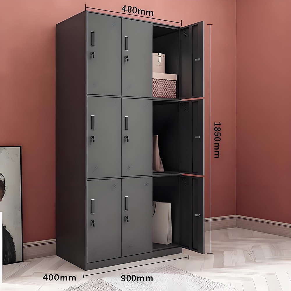 Steel locker -9 doors