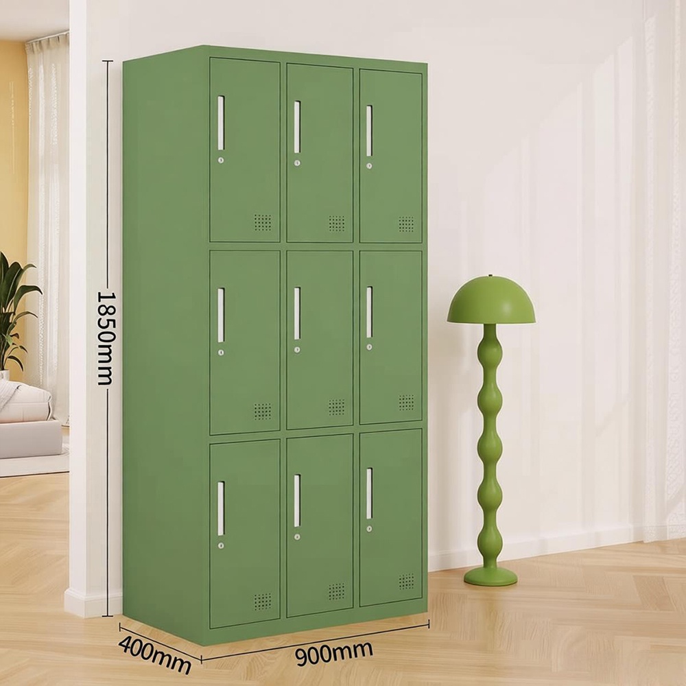 Steel locker -9 doors