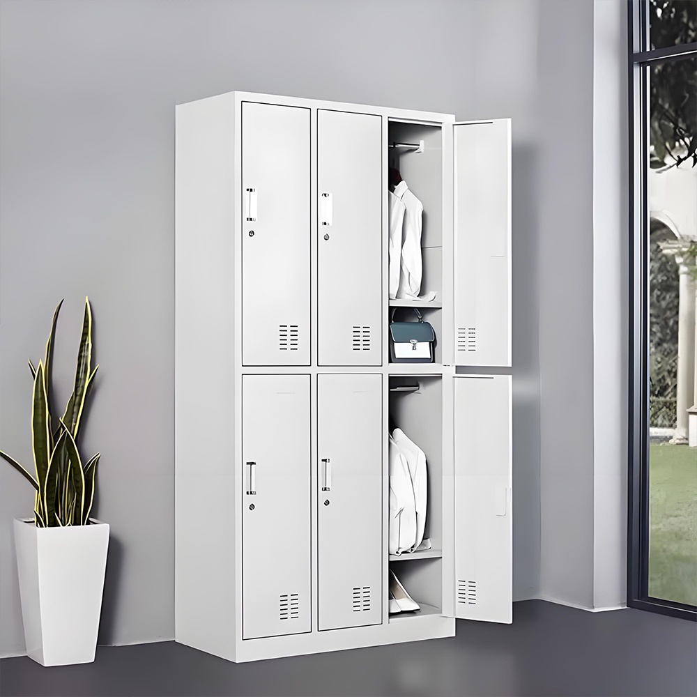 Steel locker -6 doors