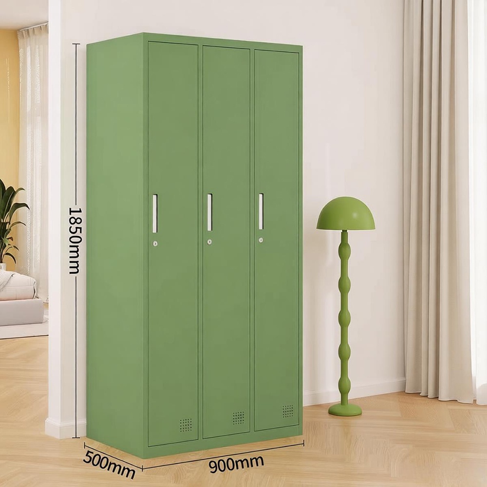 Steel locker - 3 doors