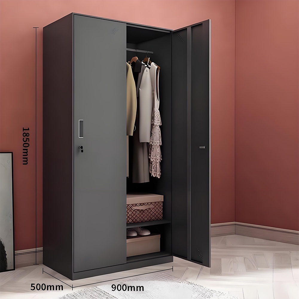 Steel locker - 2 doors