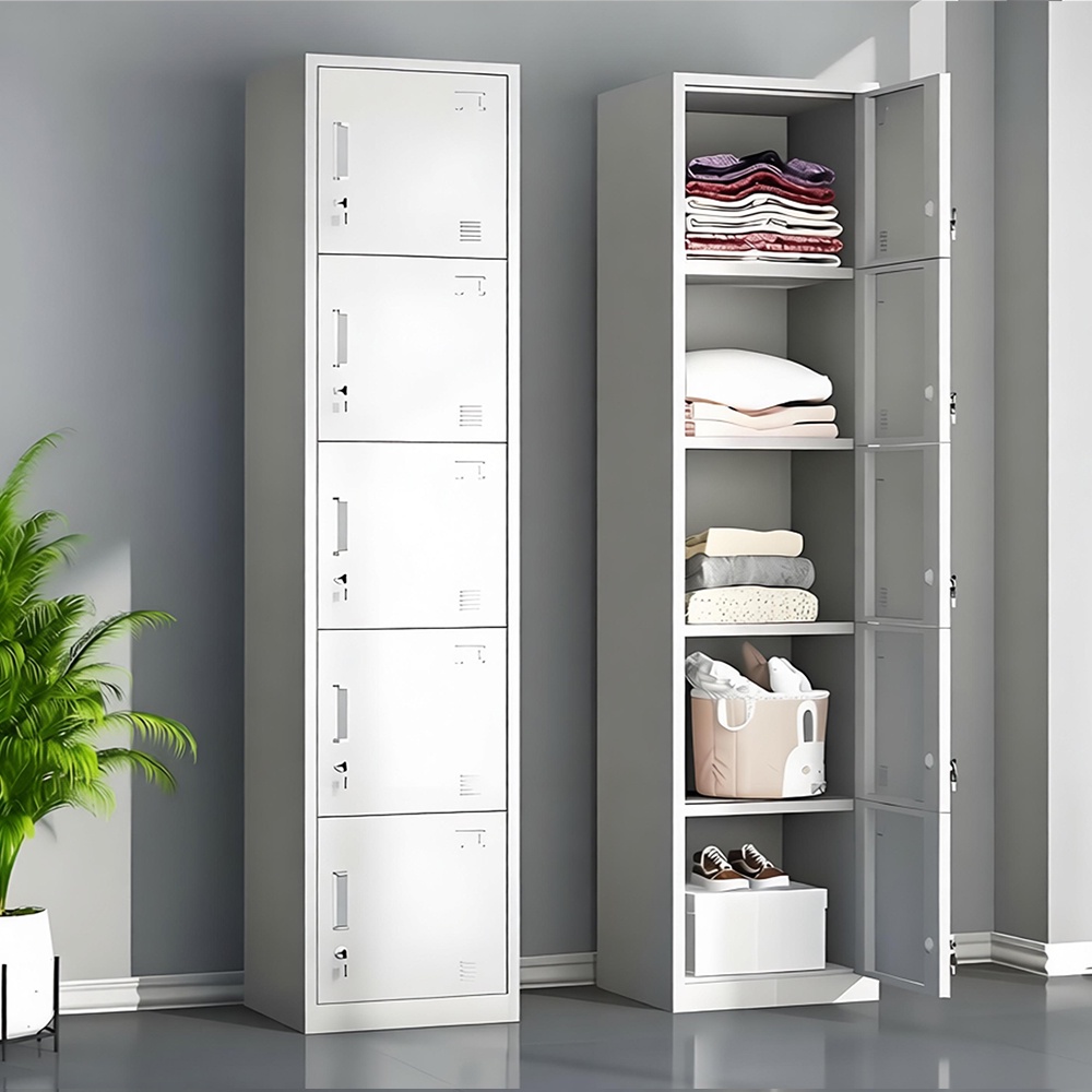 Single column multi-door locker