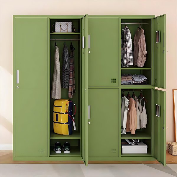 Colored storage cabinet - tall cabinet