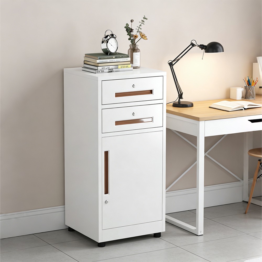 Taller low cabinet - 1 door - 2 drawers