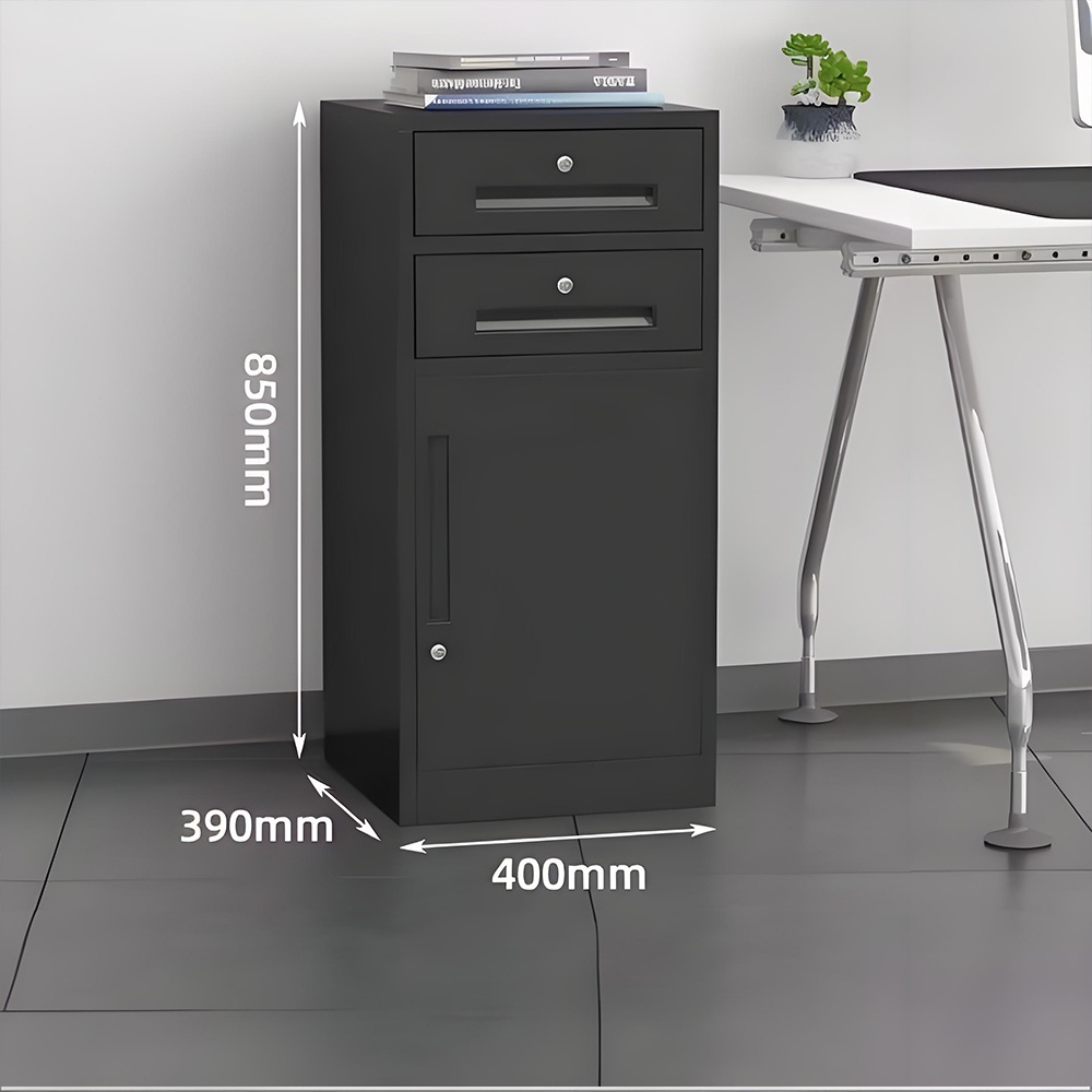 Taller low cabinet - 1 door - 2 drawers