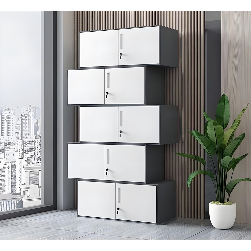 Multi-layer steel filing cabinet