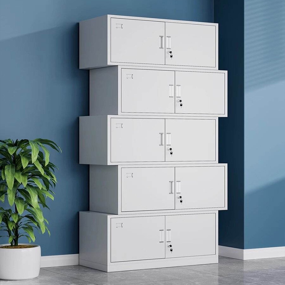 Multi-layer steel filing cabinet