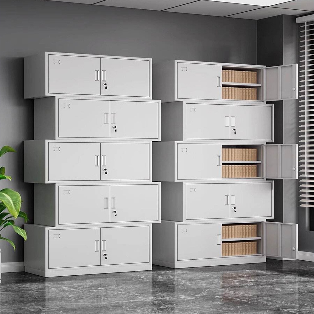 Multi-layer steel filing cabinet