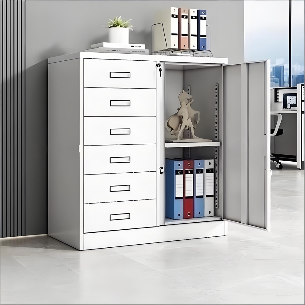 Multi-drawer low cabinet