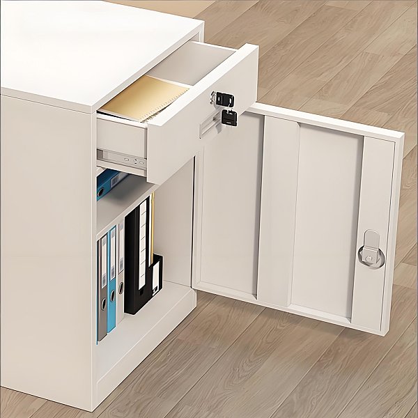 Low filing cabinet - 1 door - 1 drawer