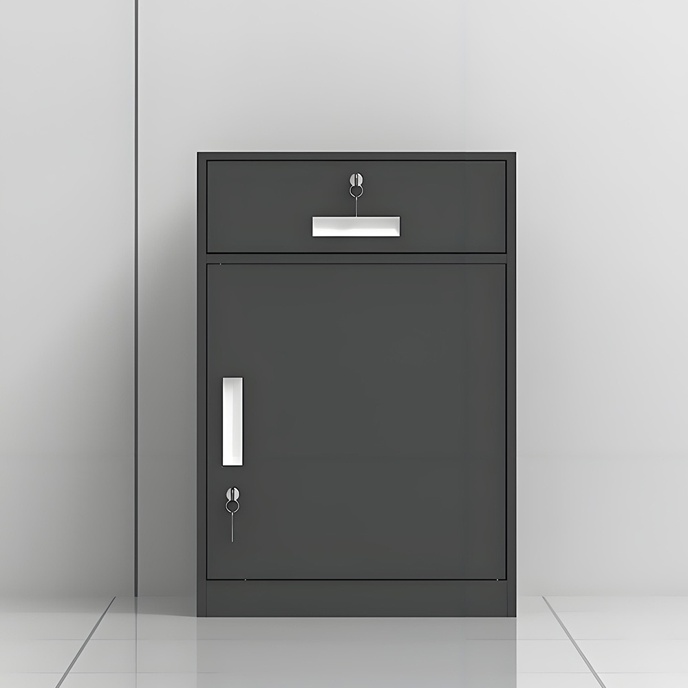 Low filing cabinet - 1 door - 1 drawer