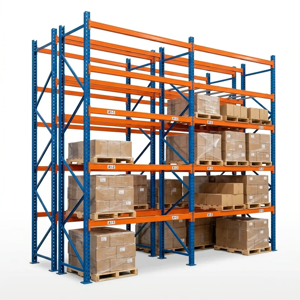 Beam pallet rack