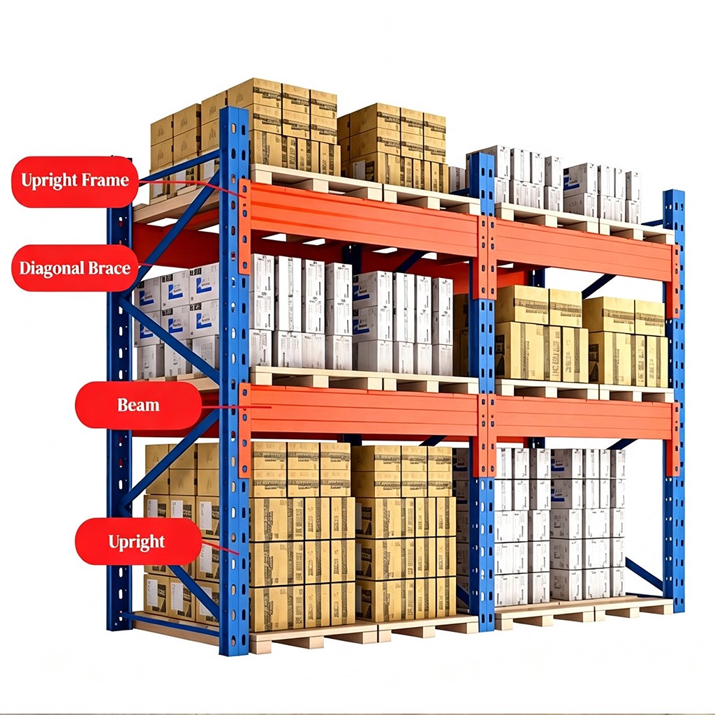 Heavy-duty shelving