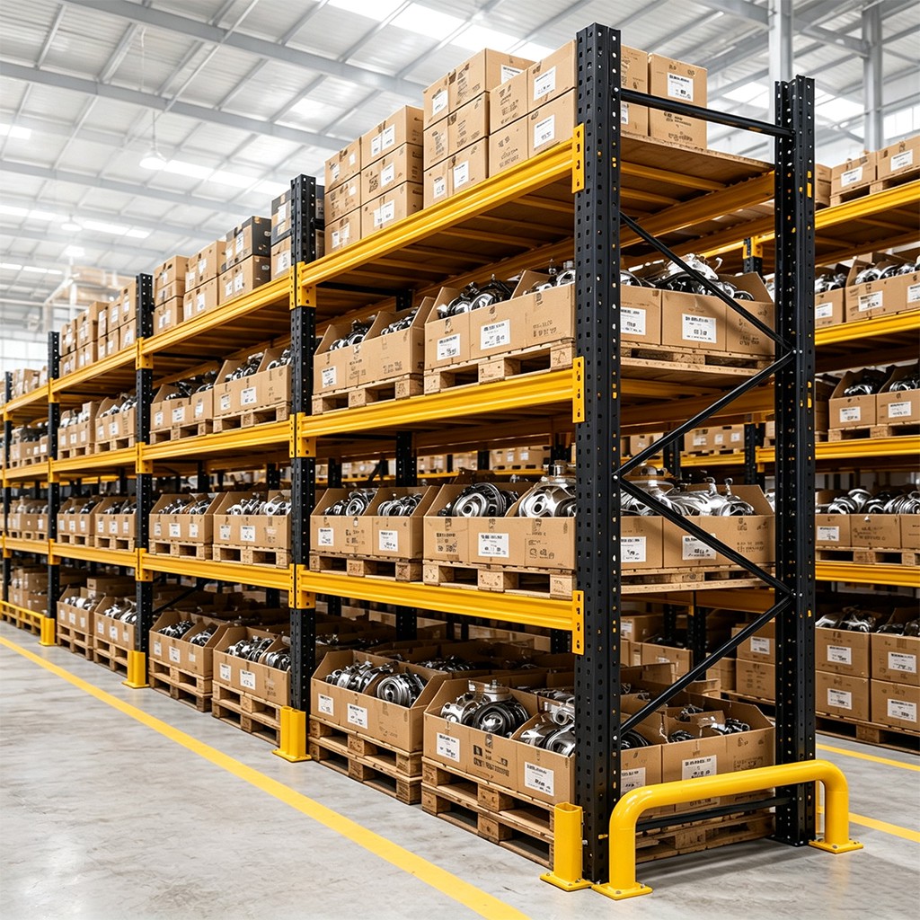 Yellow and black racking