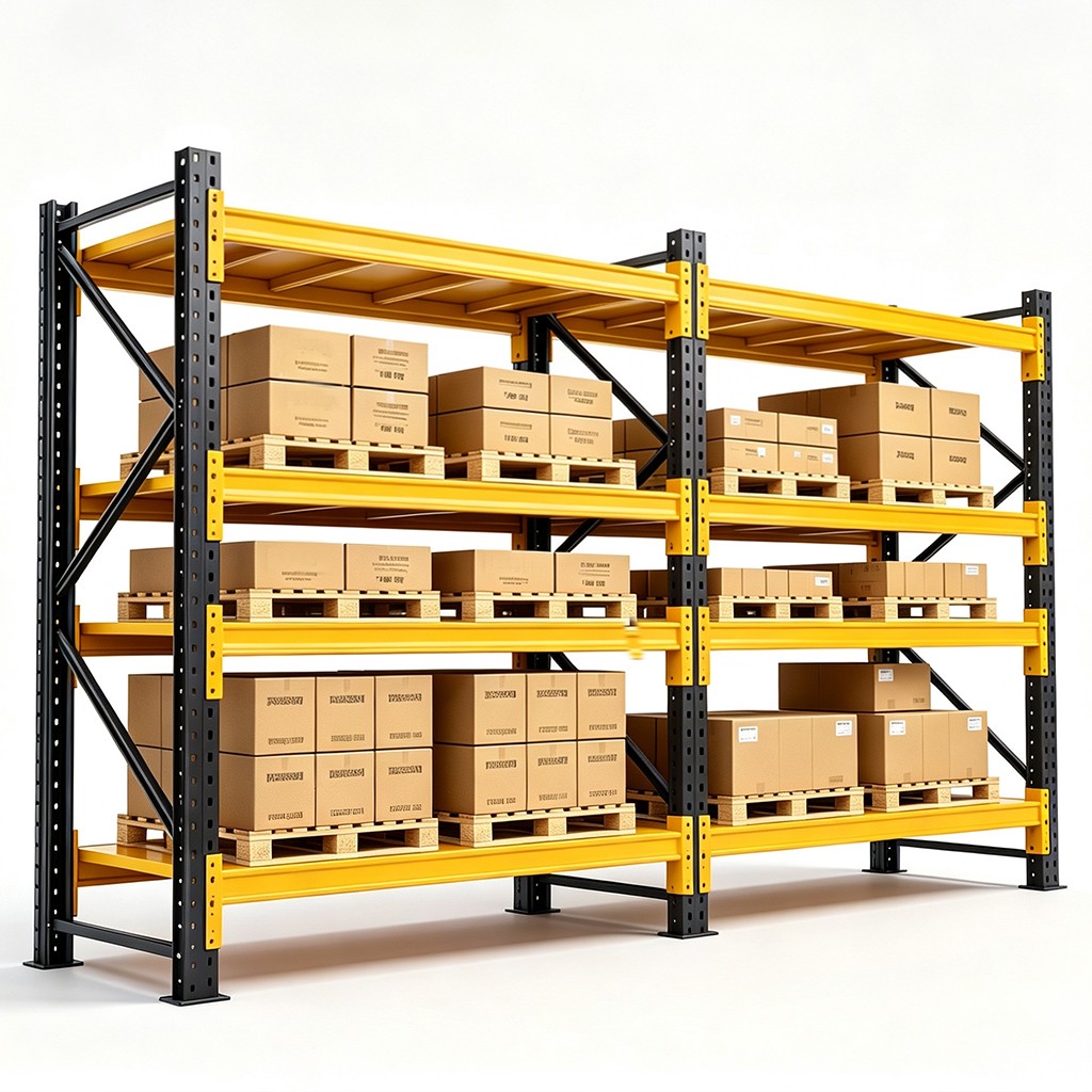 Yellow and black racking