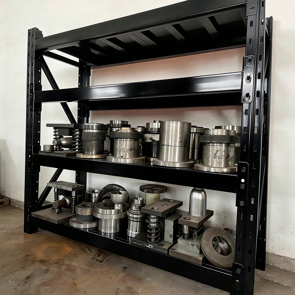 Black Heavy‑Duty Racking