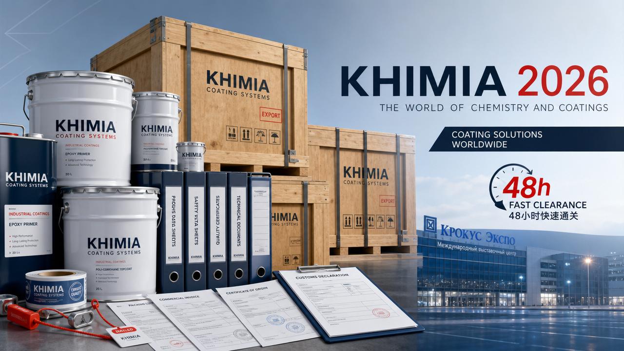 KHIMIA 2026 Set for November as China Coatings Get Fast-Track Customs KHIMIA 2026 Set for November as China Coatings Get Fast-Track Customs