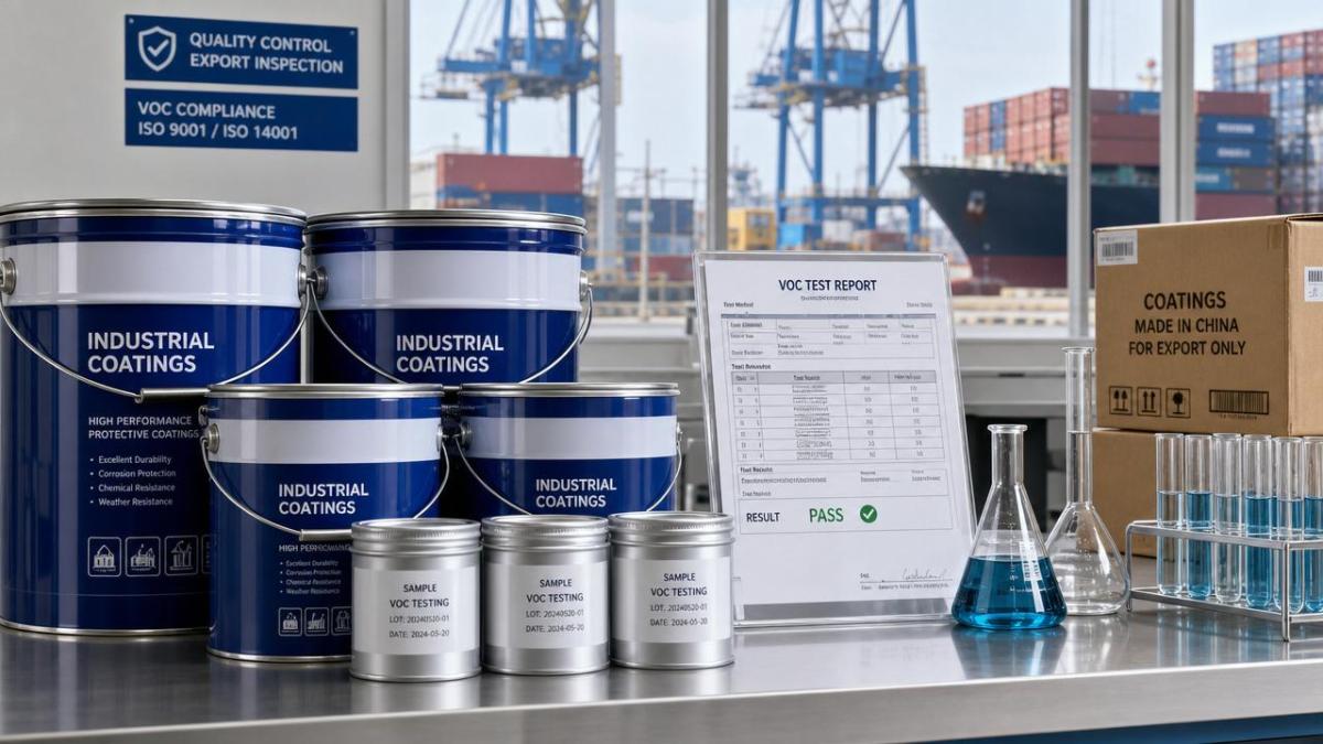 VOC Test Reports Become Mandatory for Coating Exports VOC Test Reports Become Mandatory for Coating Exports