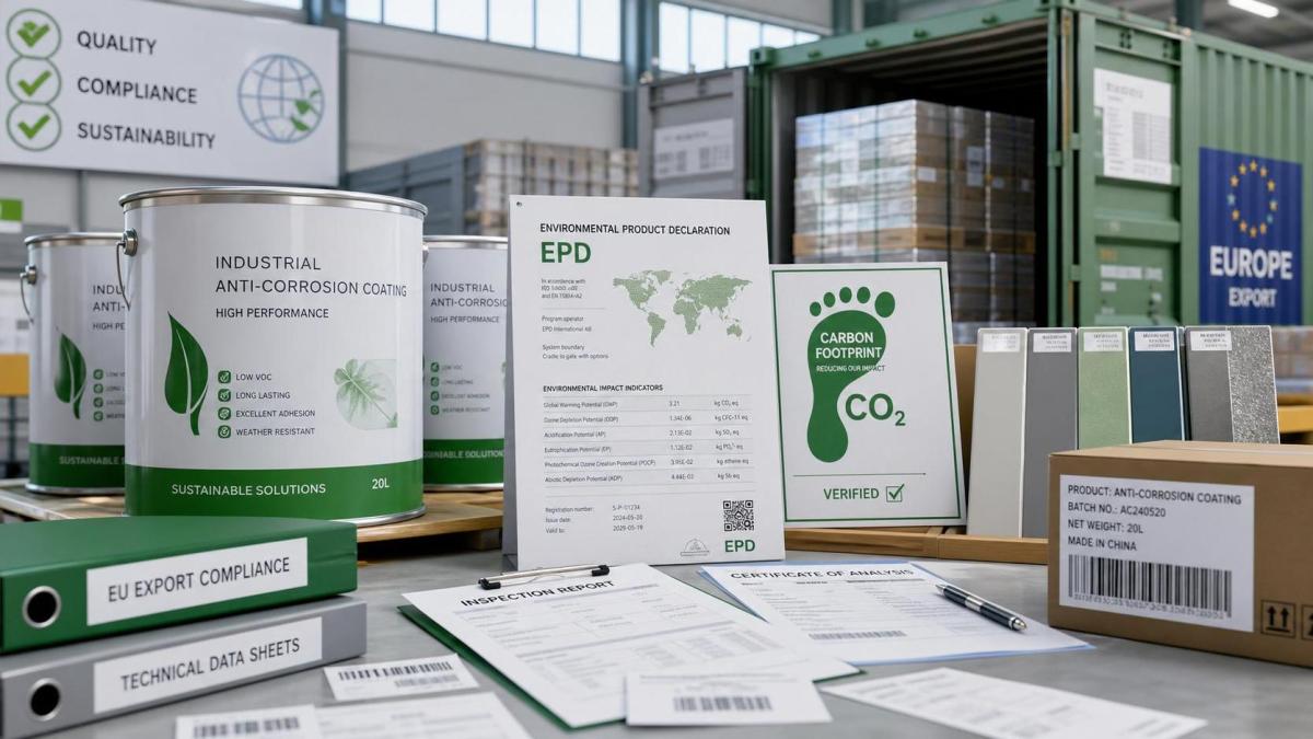EU Requires Coating Carbon Labels and EPDs from July 1 EU Requires Coating Carbon Labels and EPDs from July 1