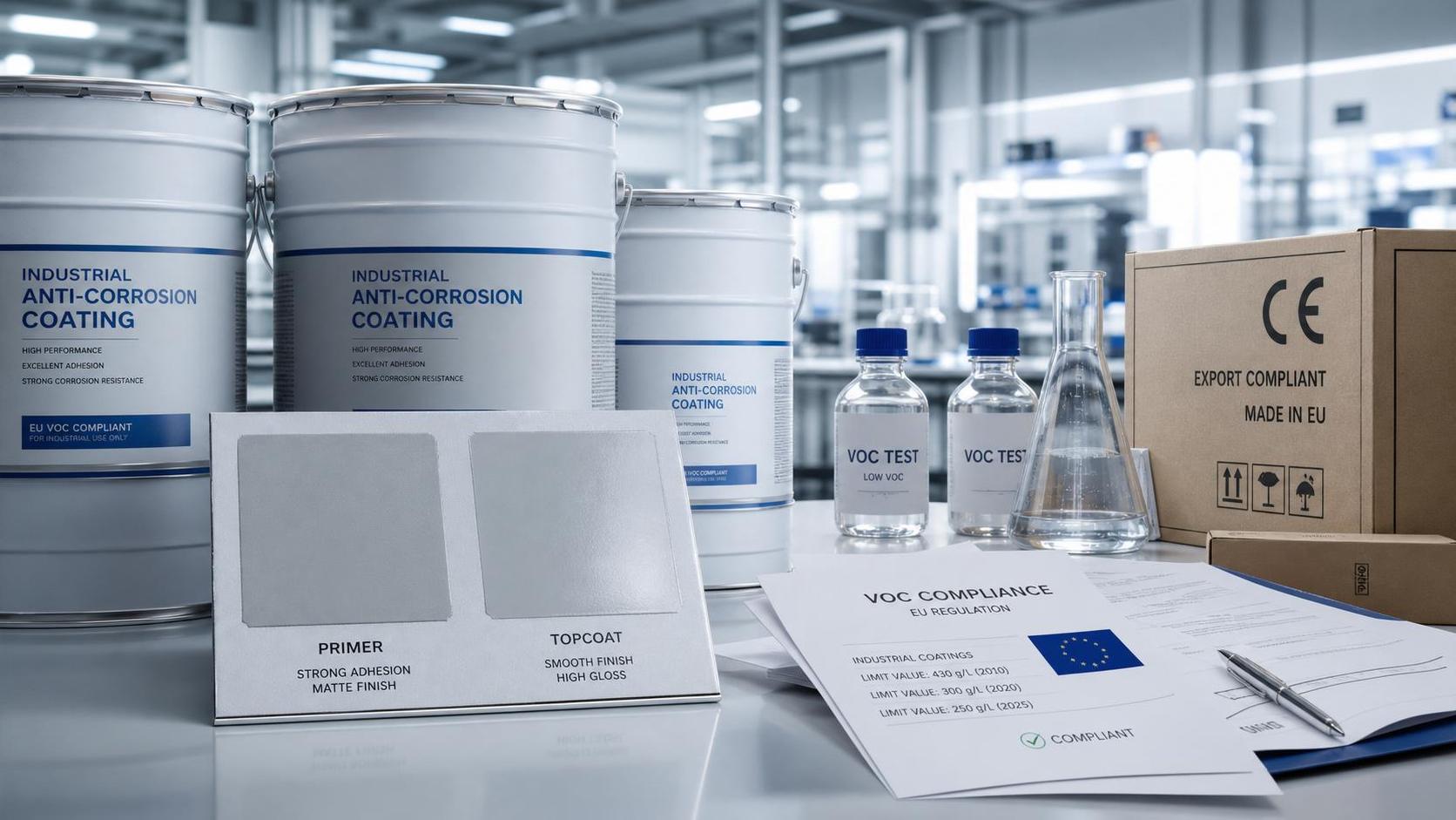 EU Tightens VOC Limits for Industrial Coatings