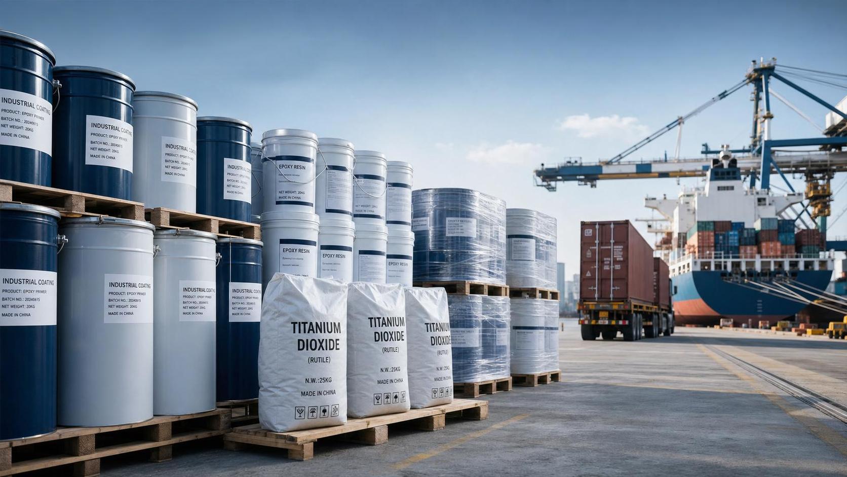 China Coatings Export Lead Time Reaches 6-8 Weeks